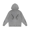Snow Washed Loose Cotton Hoodie