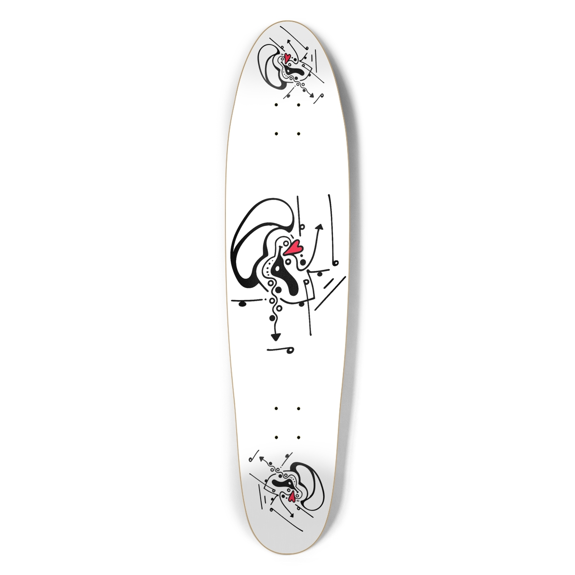 Heart Strings Longboard